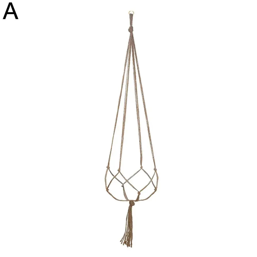 Braided Rope Hanging Basket