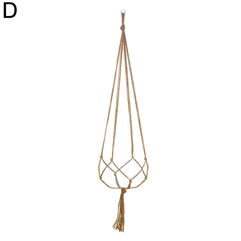 Braided Rope Hanging Basket