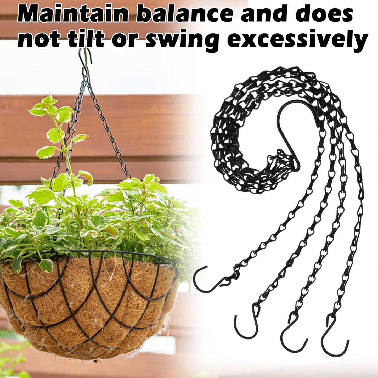 Rattan Hanging Basket Flower Pot