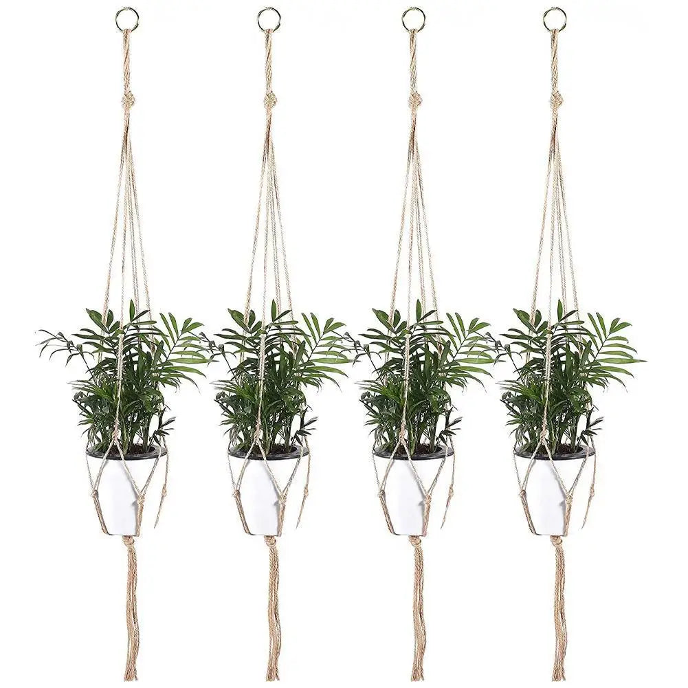 Braided Rope Hanging Basket